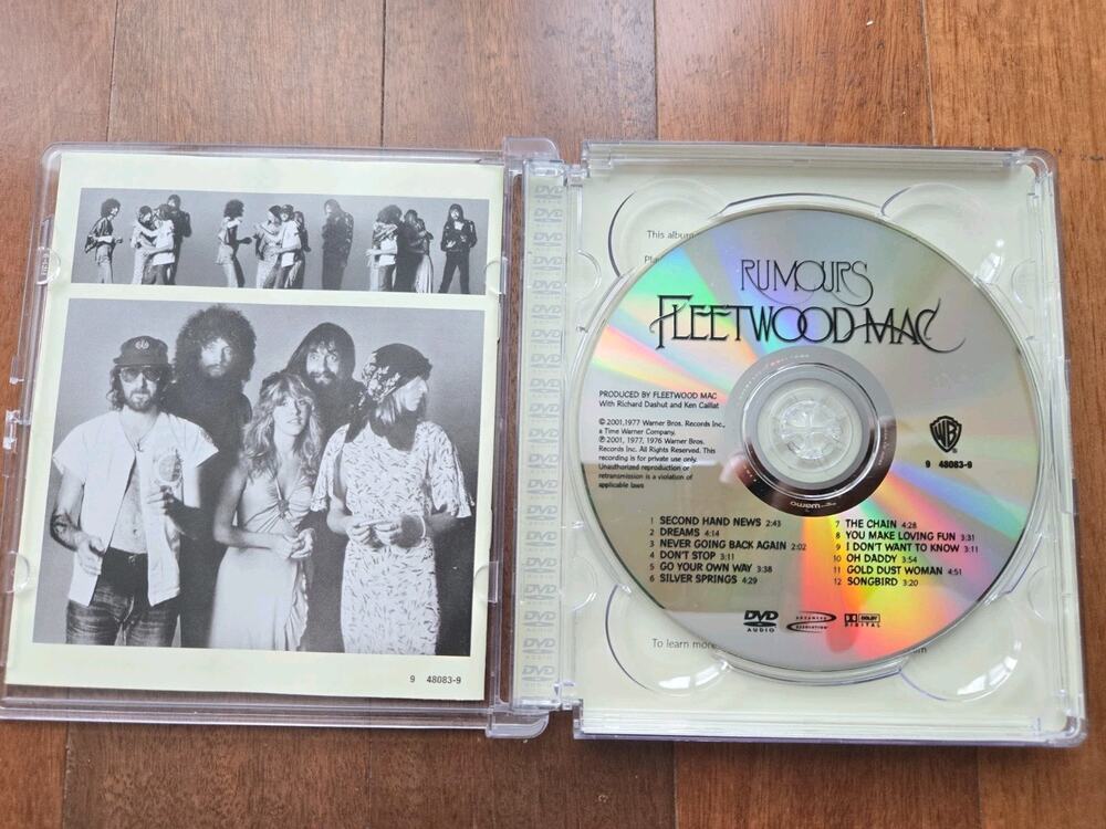 Fleetwood Mac Rumours Warner Bros DVD-Audio 5.1 Surround Sound